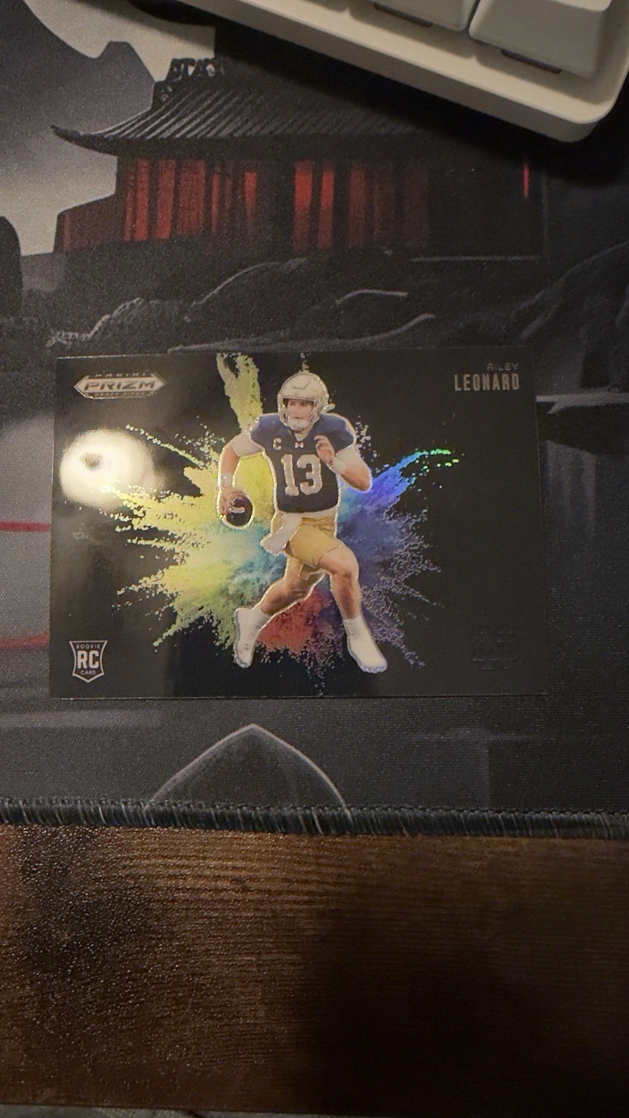 2025 Panini Prizm Draft Picks COLOR BLAST Riley Leonard Rookie #10 Football Card