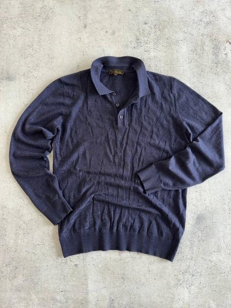 Men Billionaire Sweater Navy Wool 38 / M / 46