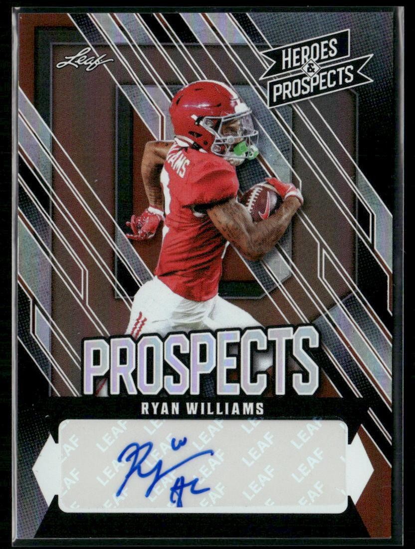 2024 Leaf Heroes & Prospects #AP-RW4 Ryan Williams Prospect Bronze AUTO #/99