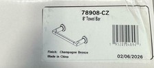 Delta 78908-CZ Tetra 8" Towel Bar, Champagne Bronze