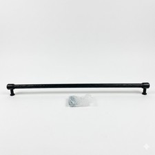 Signature Hardware 24in Matte Black Appliance Pull Solid Brass Cabinet Handle
