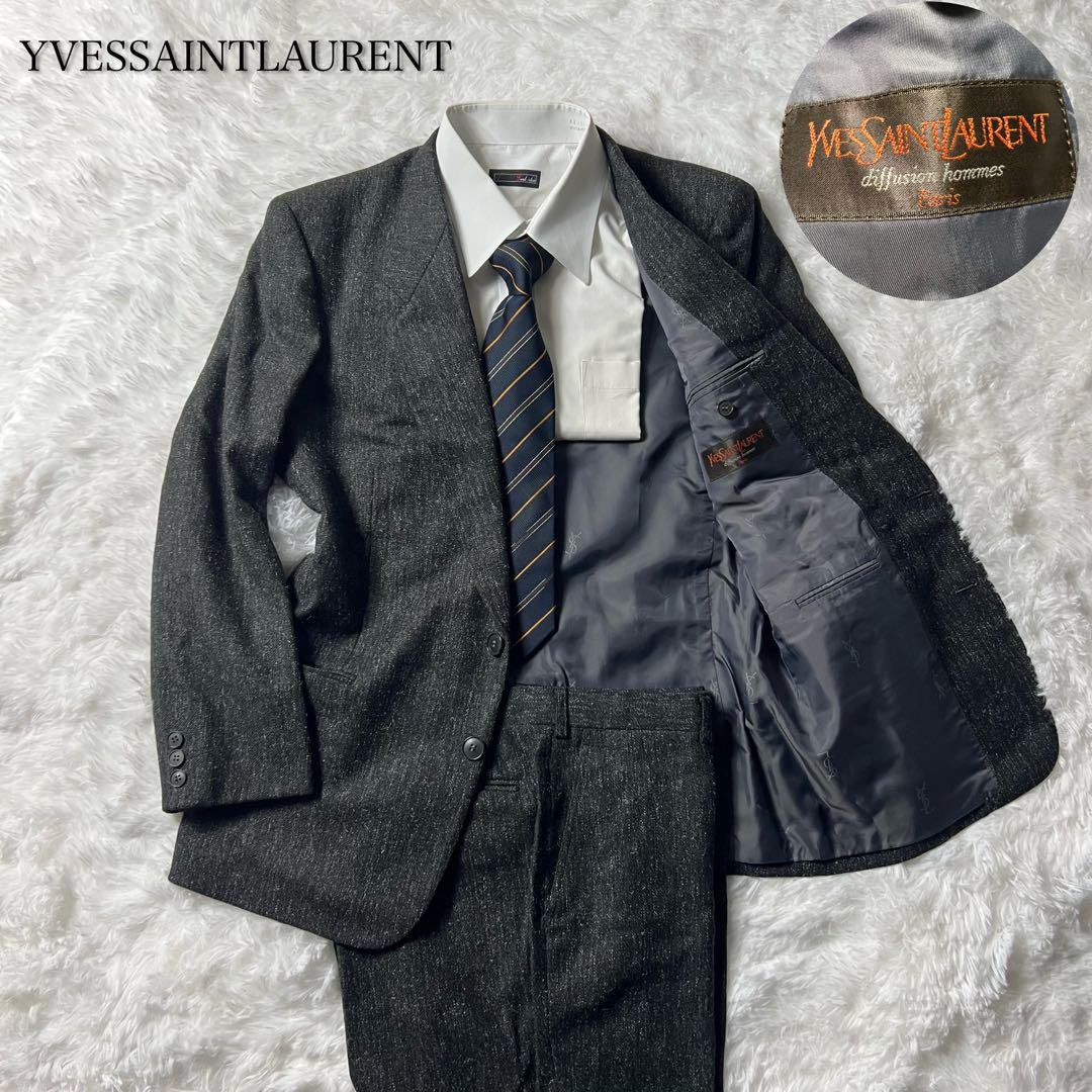 Tuta uomo Yves Saint Laurent in tweed setup rara vintage ottime condizioni