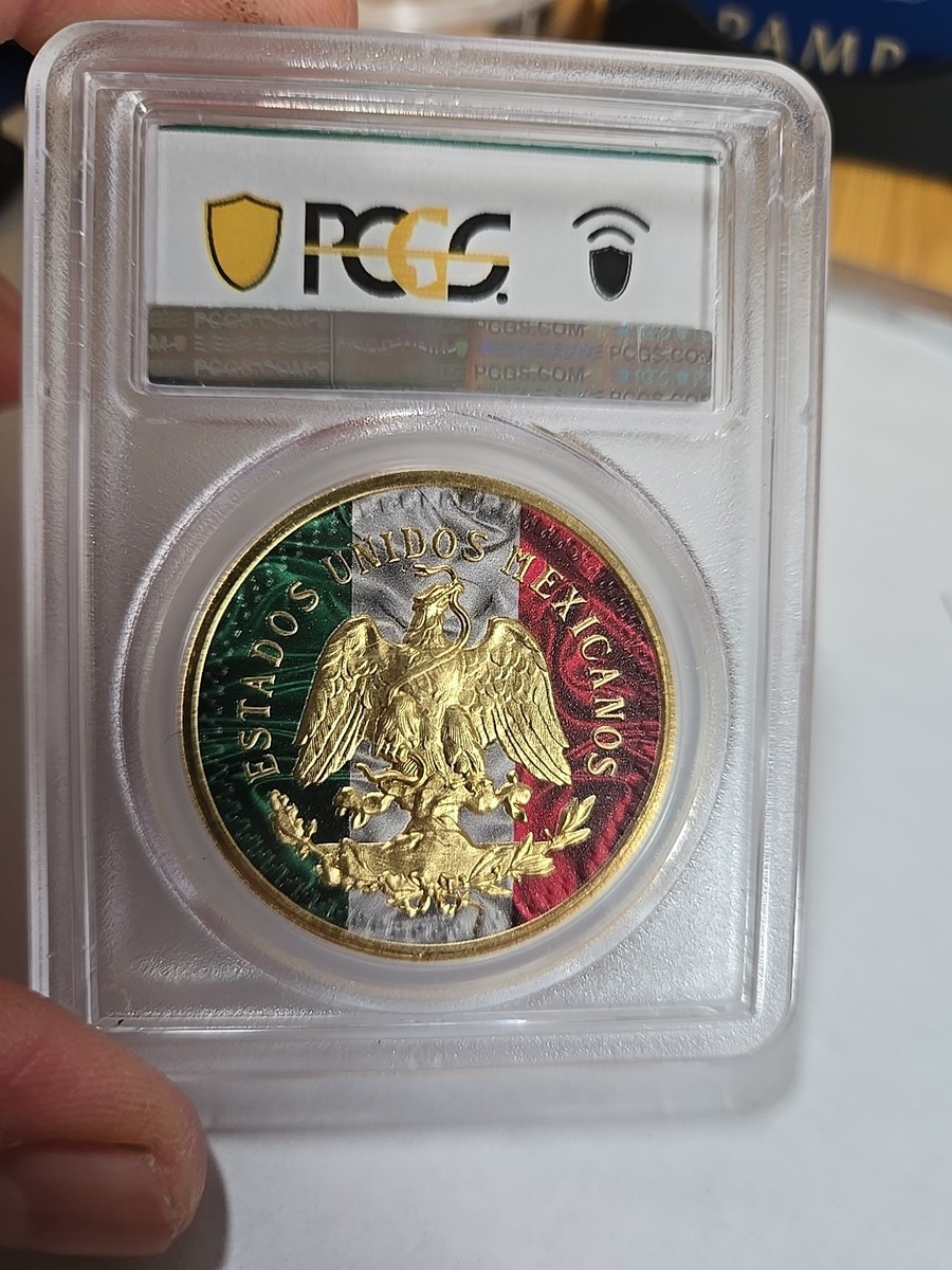 2021 2 Oz .999 Silver Mexico 50 Pesos 100th Anniversary very rare