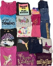 Girls Clothing Lot Size 7 8 7/8 Name Brand Clothes For School Free Shipping EUC