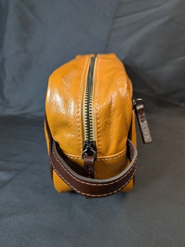 Bolso de Viaje Massei de Cuero Marrón con Cremallera para Hombre Hecho en Italia - Imagen 4 de 11