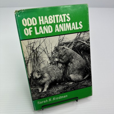 Odd Habitats of Land Animals Sarah R. Riedman 1980 HC Vintage Childrens Book