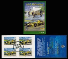 Ireland Scott 1301-1304 Unused with blemish on booklet cover.