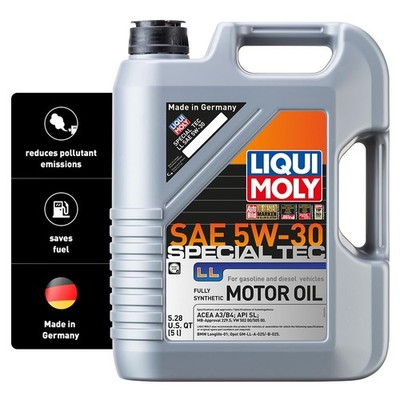 Liqui Moly Special Tec LL SAE 5W 30 Motor Oil 5L Synthetic Technology