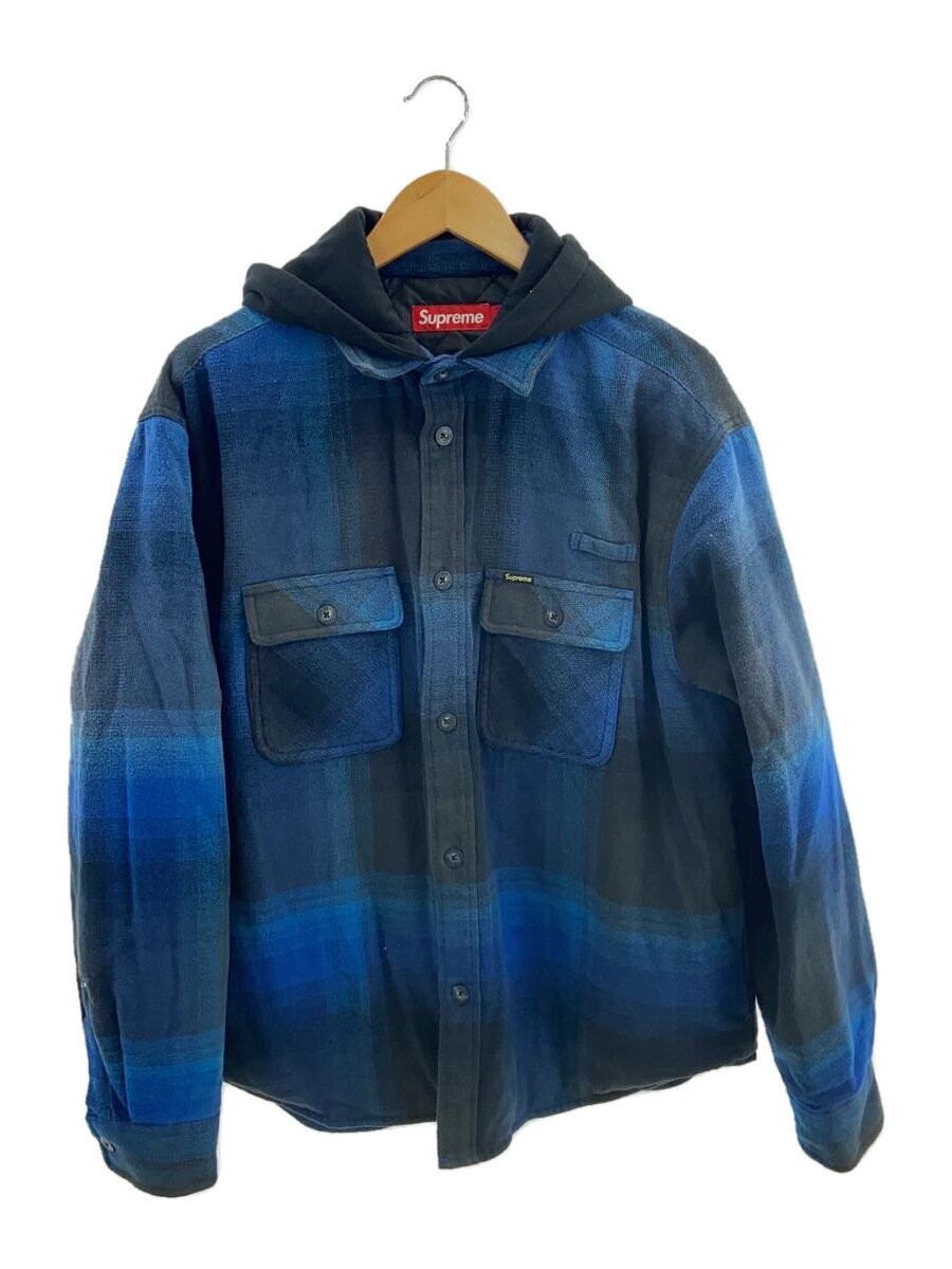 Supreme Jacket M Cotton BLU Check