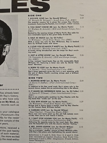 Ray Charles "Modern Sounds in Country and Western Music" Vinyl Schallplatte LP G+ - Bild 3 von 6