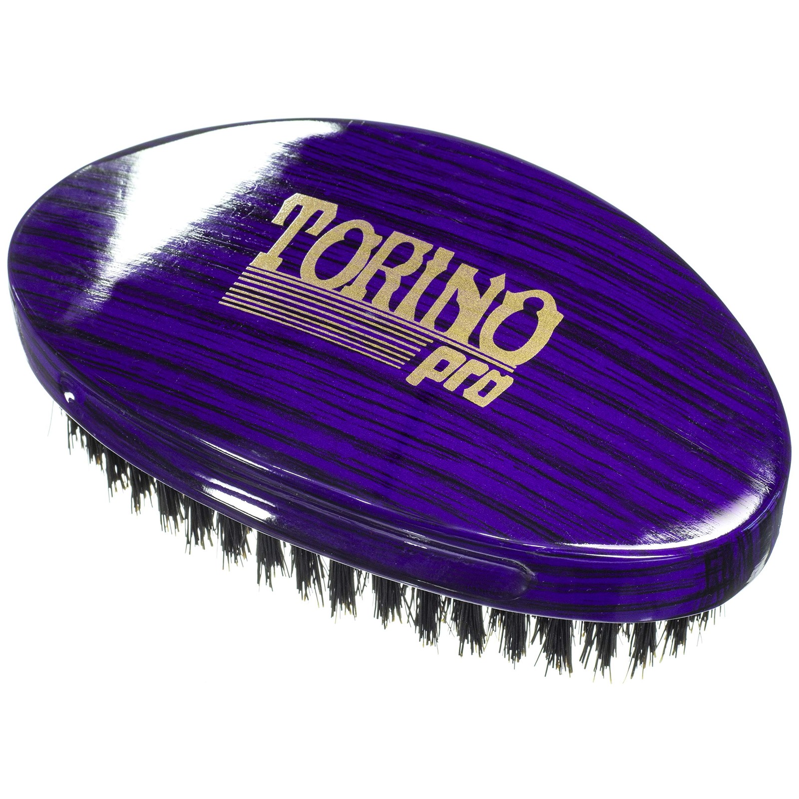Torino Pro Wave 1460 by Brush King - Curved Firm Medium Palm Military 360 Brush