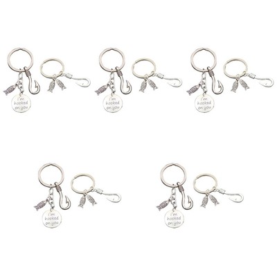  5 Pieces Schlüsselanhänger-Anhänger Schlüsselkette Des Vatertags