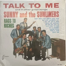 Sunny & The Sunliners “Talk To Me” Chicano Tejano Latin Soul Record Lp Ex.