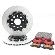 PER VW GOLF R 2.0 R MK6 POSTERIORE DUE PEZZI DISCHI FRENO GALLEGGIANTI PASTIGLIE CERAMICHE 310mm