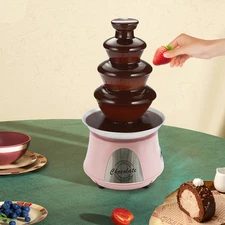 180w 4-tier Chocolate Fountain Machine 2.2lb Fountains For Party Wedding Events