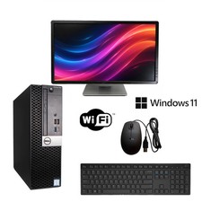 Bundle Monitor and Dell OptiPlex SFF | Win 11 | 32 GB | 1 TB SSD | Wi-Fi