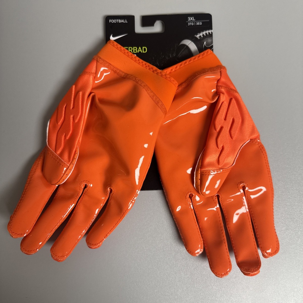 Nike Superbad 6.0 Football Gloves Orange DX4520-804 Men's Size 3XL