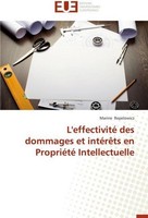 L'effectivité Des Dommages Et IntéRêTs En PropriéTé Intellectuelle Marine Repelo