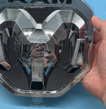 NEW For 2019-2023 R-A-M 1500/2500/3500 Tailgate Emblem Chrome Black 68276332AA