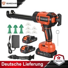 Kartuschenpresse Akku Kartuschenpistole KFZ 6000N LED 6 Stufen Glaskleber Auto