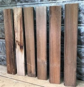 Reclaimed Wainscoting Bead Board Pieces, Architectural Salvage Vintage A54,