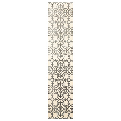 LoomBloom Multi Size Ivory Transitional Boho Hand Tufted Geometric Wool Area Rug