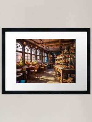 Verzauberter Abend Tee Gerahmtes Kunstdruck Pr Gerahmtes Wandbild Poster Leinwanddruck Bild
