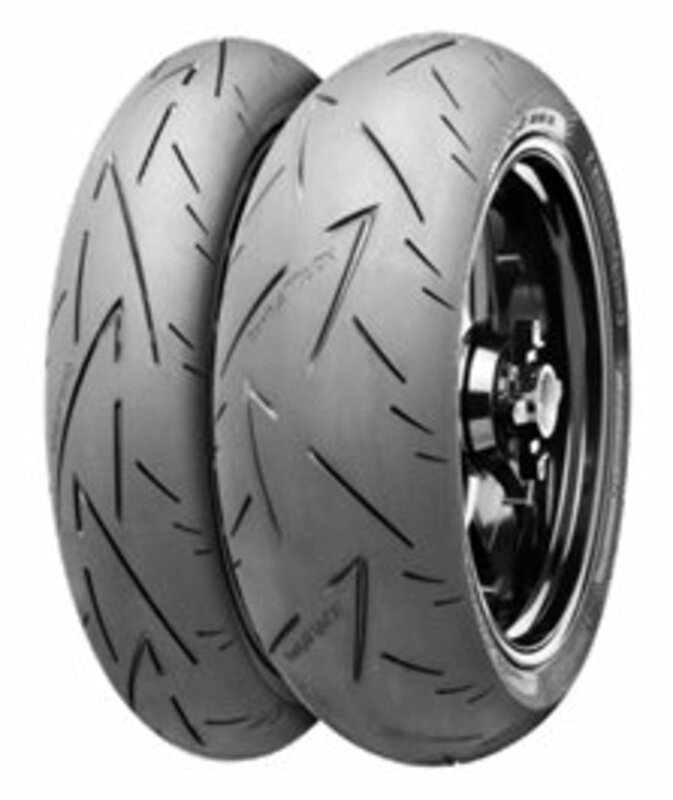 Pneu Continental ContiSportAttack 2 190 50 ZR 17 MC 73W TL pour remplacer pneu arriere moto