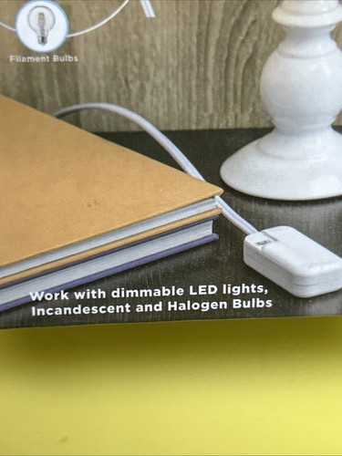 Tesler Blanco CFL/LED Enchufable Atenuador de Mesa para Lámpara - Accesorio Convertidor Nuevo - Imagen 4 de 6