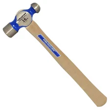 Vaughan Tco16 16 Oz. Ball Peen Hammer, 14 In L Hickory Handle, Steel Head