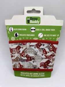 Brew Buddy Insulated Hot Drink Sleeve- NEW