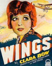 CLARA BOW - Wings - Movie Poster Image 5 x 7 in Print