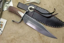 BOWIE KNIFE RUSTIC WESTERN FRONTIER MOUNTAIN MAN COWBOY GAUCHO FORGED STYLE EDC