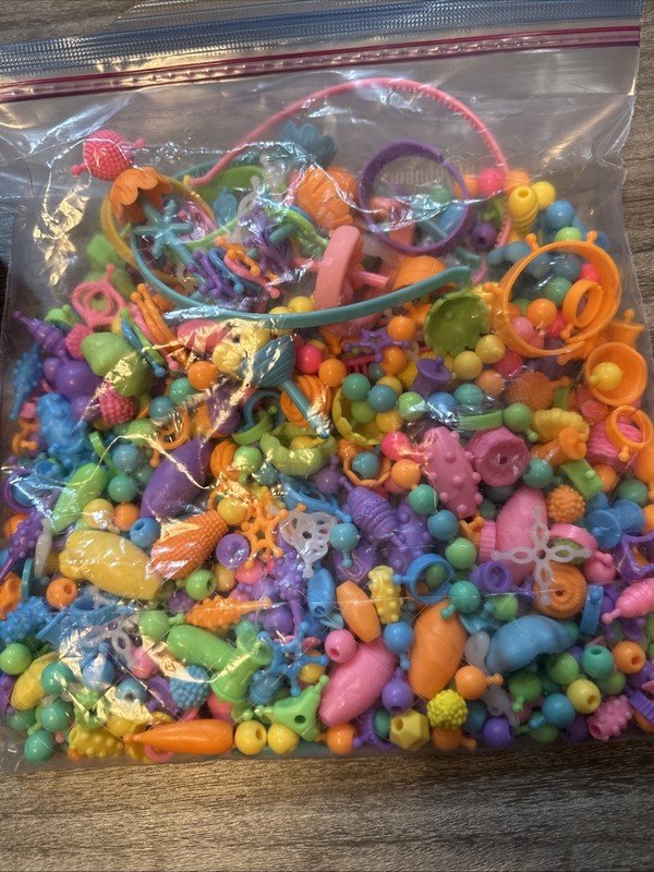 Huge Lot Pop Beads Snap Plastic Jewelry  Making for Kids of beads