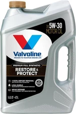 Valvoline Restore & Protect Full Synthetic 5W-30 Motor Oil 5 Quart 5 QT 