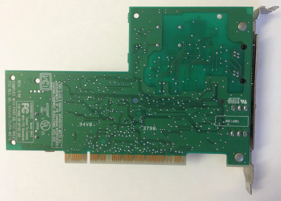 Módem interno PCI US Robotics 3Com 005690-00 0642 Foto 2 de 3