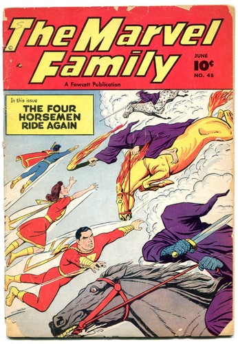 The Marvel Family #48 1950 - Goldenes Zeitalter - Vier Reiter - G