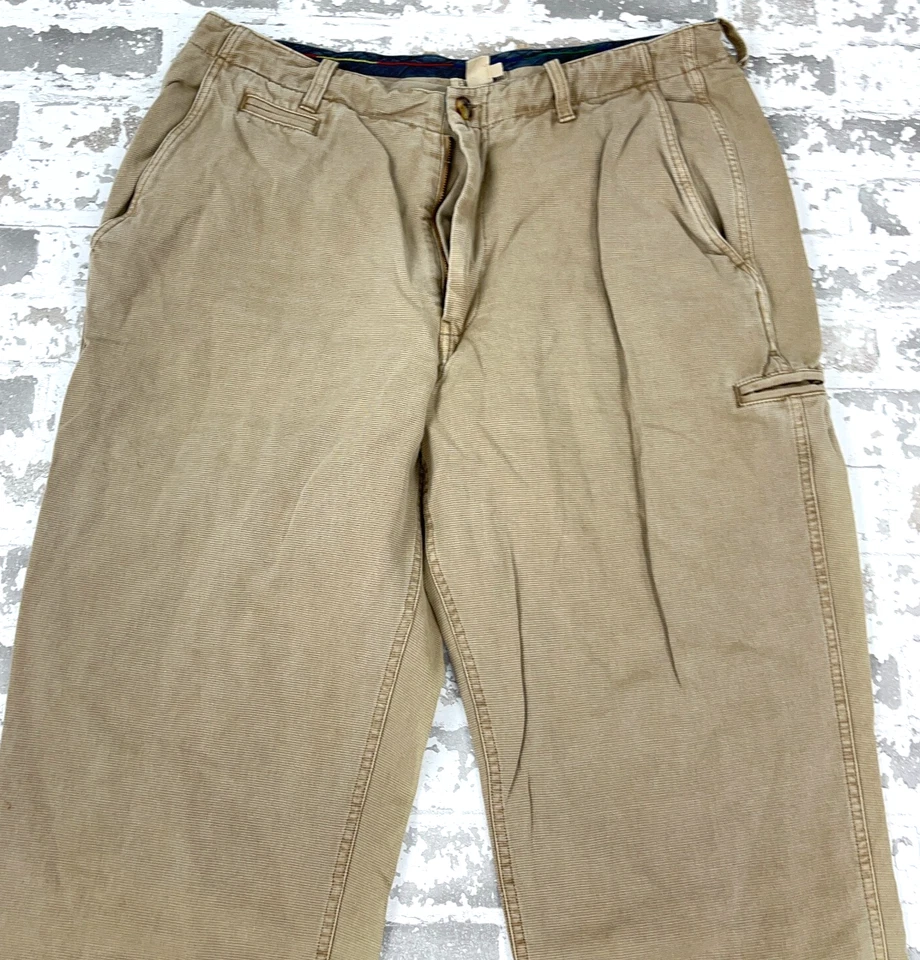 Pantalones de Carbono 2 Cobalto Hombres 35x32 Tostado Caqui Lona Senderismo Aire Libre Senderismo Adulto * Foto 4 de 4