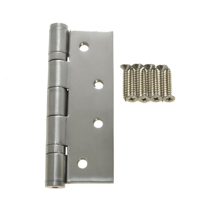Qty 20 x Pairs Loose Pin Hinges 100mm x 70mm x 1.9mm Stainless A270