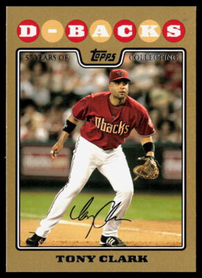 Tony Clark 2008 Topps Updates & Highlights Gold #UH252 #/2008 NMT