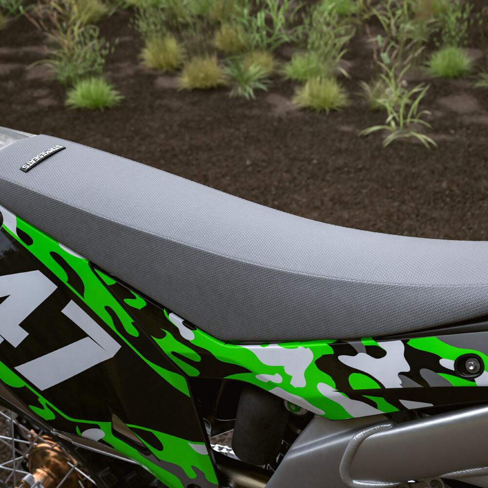 Kawasaki KX250F 2013 2016 Strike Gripper Seat Cover GreenGreen eBay
