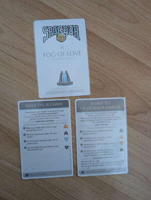 Fog of Love Promo Pack: A Visit to La Sagrada Familia / Walk the Runaway cards