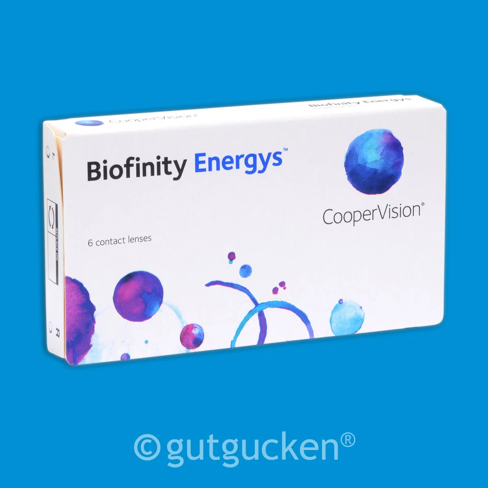 Biofinity Energys 1 x 6 sphärische Kontaktlinsen Monatslinsen von Cooper Vision