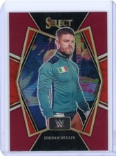 2022 PANINI SELECT WWE JORDAN DEVLIN PREMIER LEVEL MAROON PRIZM # 27/149
