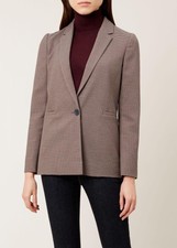 Hobbs - Anna Jacket - Burgundy Multi - Size 12 Or 18 (brand New In Tag)