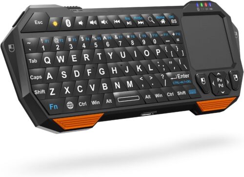 Mini Bluetooth Keyboard (QWERTY Keypad), Wireless Portable with Touchpad - Picture 1 of 9