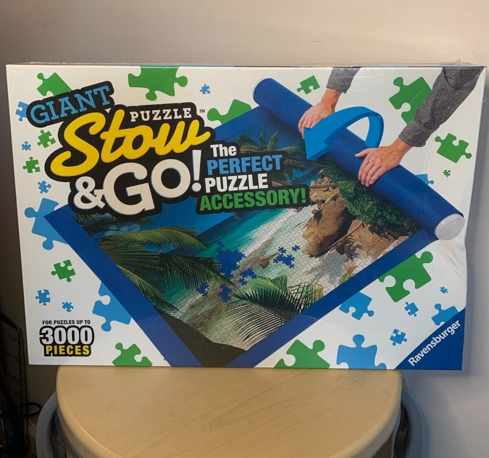 全新未拆封 Ravensburger "Giant Puzzle Stow & Go 适用于拼图" 最多 3000 件 — 第 3/4 张图片