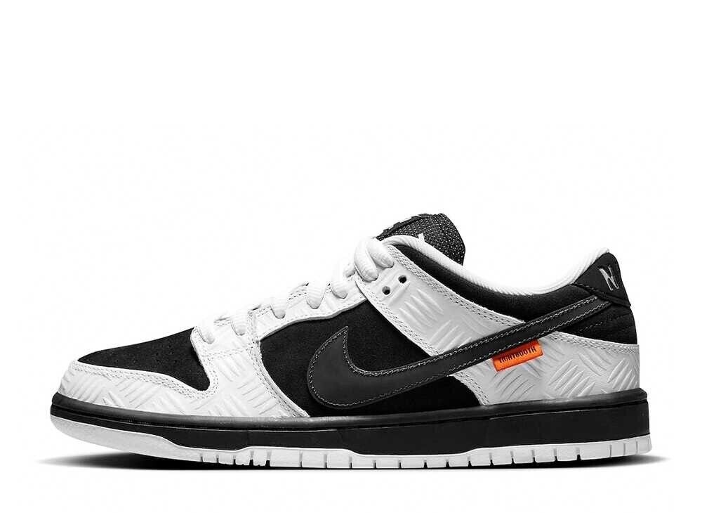 TIGHTBOOTH × Nike SB Dunk Low Pro QS FD2629-100 Black and White