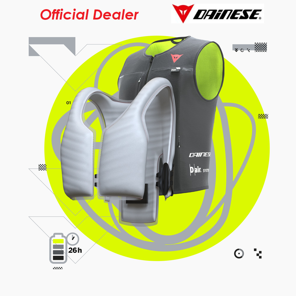 Dainese Smart Jacket D-air Gilet Sistema Airbag per Moto con Tecnologia MotoGP