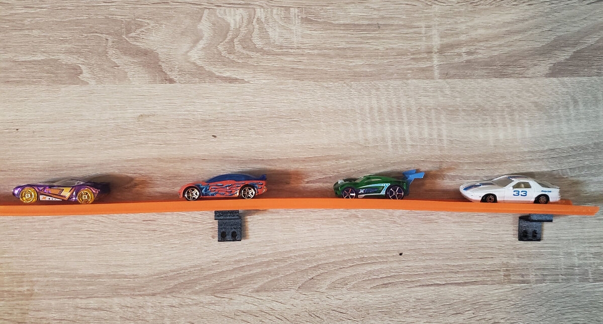 3 Pack Track Wall Mount Hot Wheels Track Compatible Wall Mount